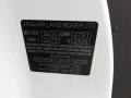  2017 F-TYPE R AWD Convertible Polaris White Color Code 1AA