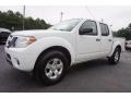 2013 Glacier White Nissan Frontier SV V6 Crew Cab  photo #3