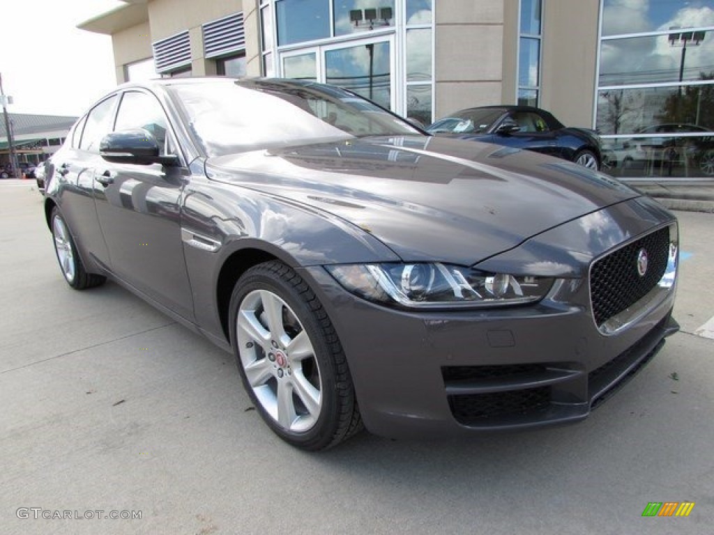 Tempest Gray 2017 Jaguar XE 25t Premium Exterior Photo #115688056