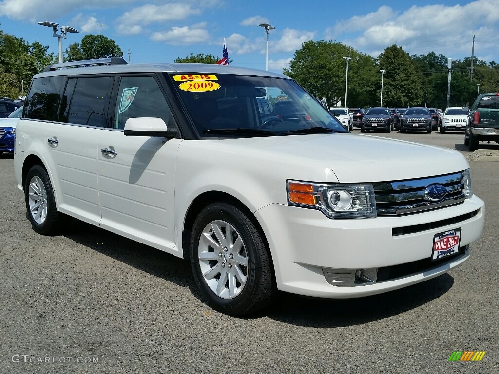 2009 Flex SEL AWD - White Suede Clearcoat / Charcoal Black photo #1