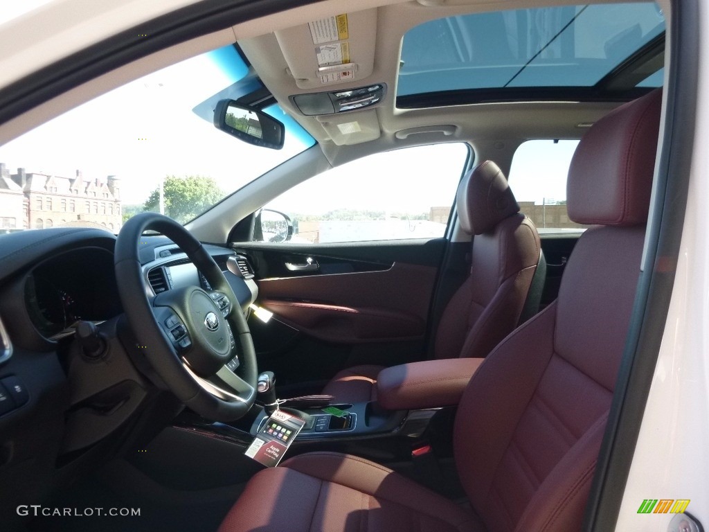 Black Interior 2017 Kia Sorento SX V6 AWD Photo #115688212