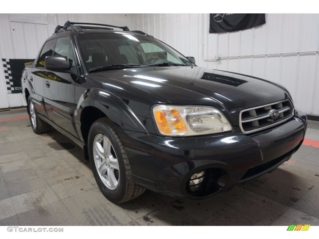 Obsidian Black Pearl 2006 Subaru Baja Sport Exterior Photo #115688707