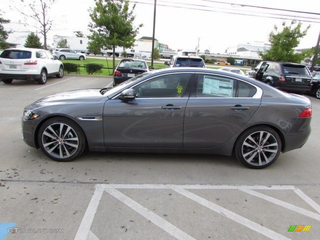 2017 XE 20d R-Sport AWD - Ammonite Grey / Jet photo #10