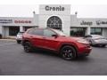 Deep Cherry Red Crystal Pearl 2017 Jeep Cherokee Sport Altitude