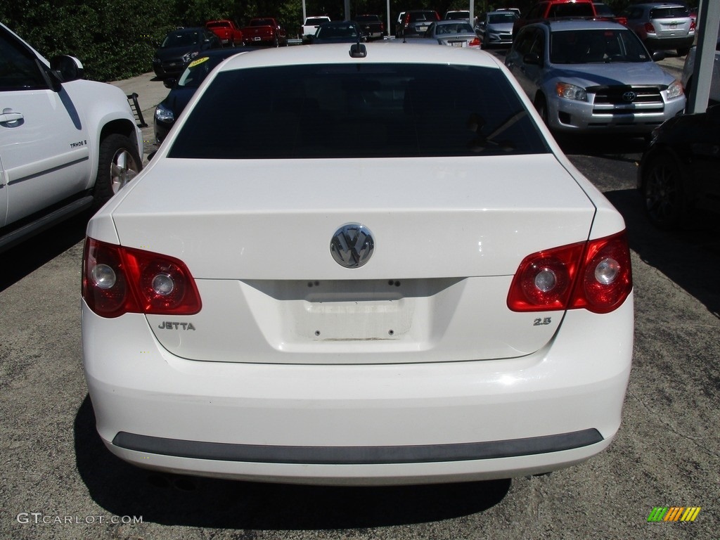 2006 Jetta 2.5 Sedan - Campanella White / Anthracite Black photo #4