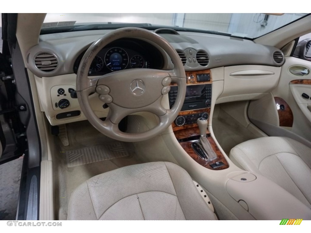 2005 CLK 500 Cabriolet - Diamond Silver Metallic / Ash photo #24