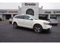 2017 White Noise Tri-Coat Dodge Journey Crossroad  photo #1