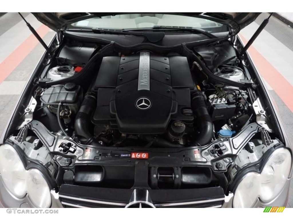 2005 CLK 500 Cabriolet - Diamond Silver Metallic / Ash photo #43