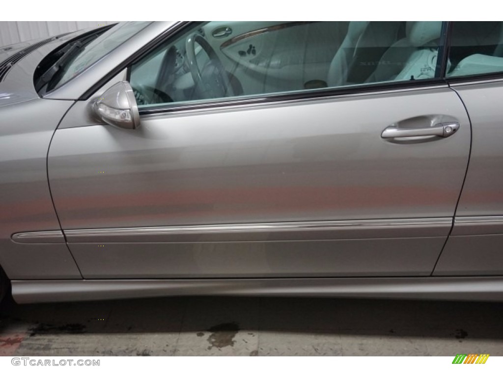 2005 CLK 500 Cabriolet - Diamond Silver Metallic / Ash photo #54