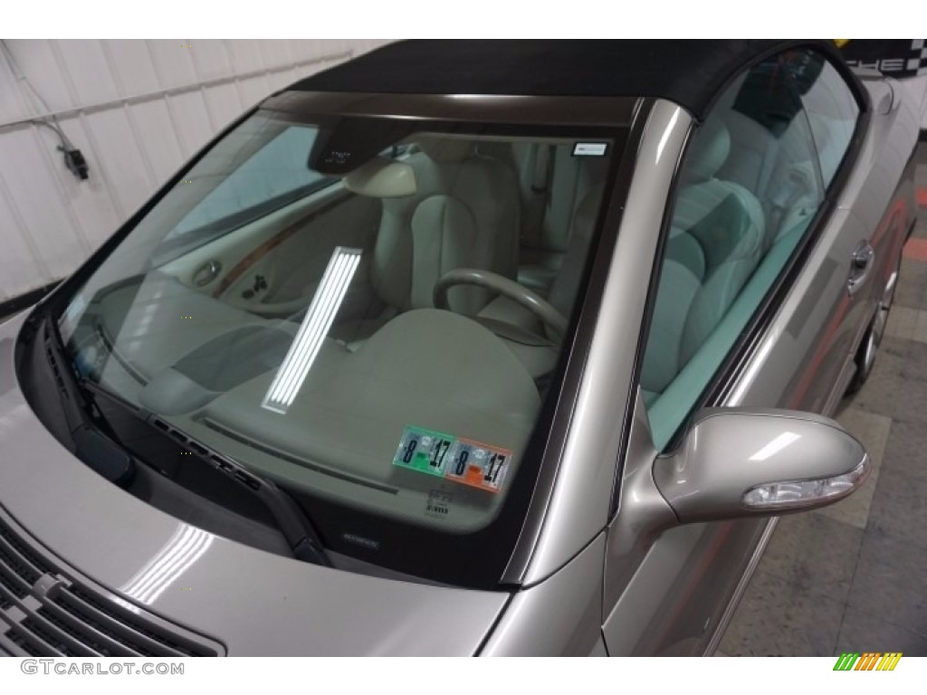 2005 CLK 500 Cabriolet - Diamond Silver Metallic / Ash photo #58