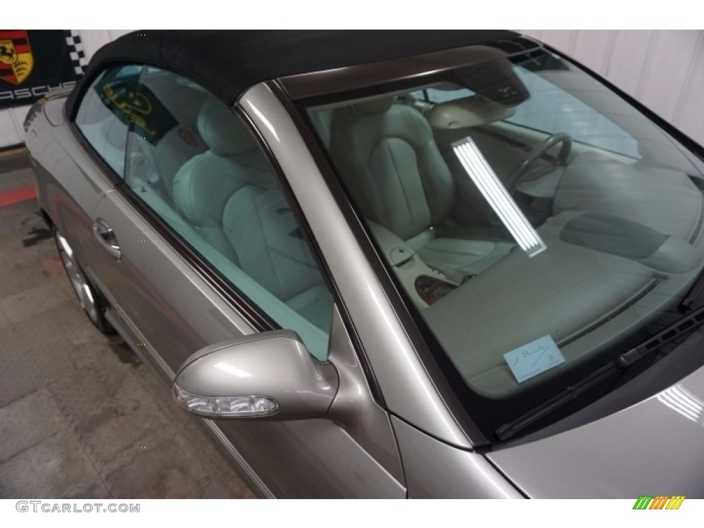 2005 CLK 500 Cabriolet - Diamond Silver Metallic / Ash photo #64