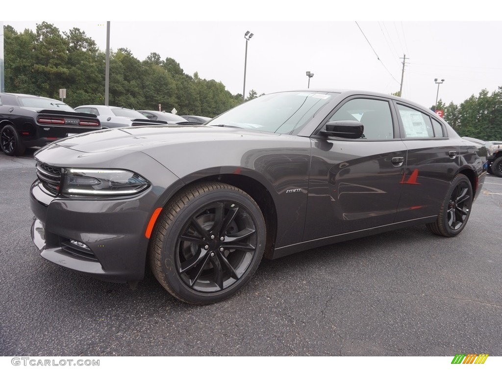 2016 Charger R/T - Granite Crystal Metallic / Black photo #3