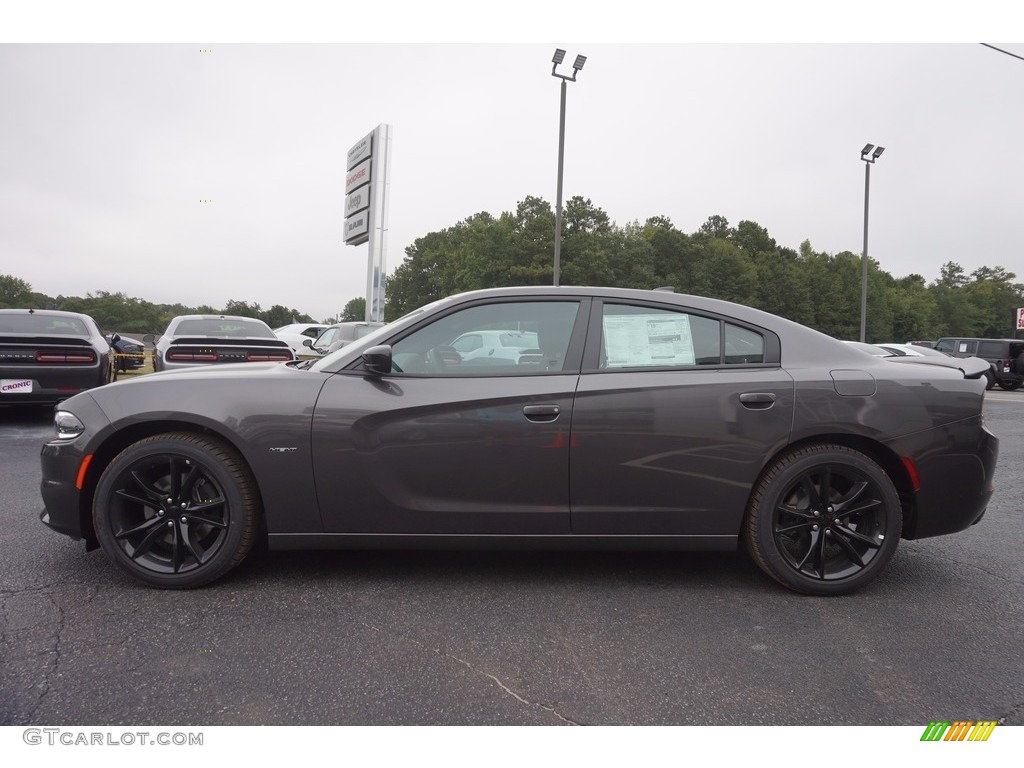 2016 Charger R/T - Granite Crystal Metallic / Black photo #4