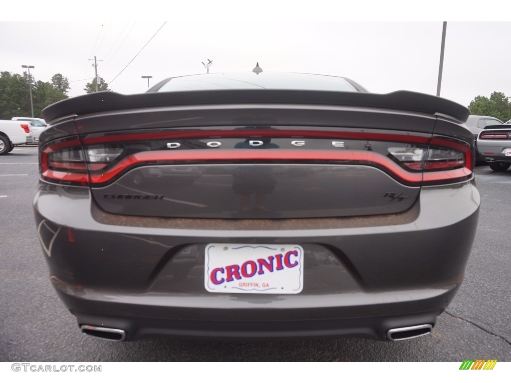 2016 Charger R/T - Granite Crystal Metallic / Black photo #6