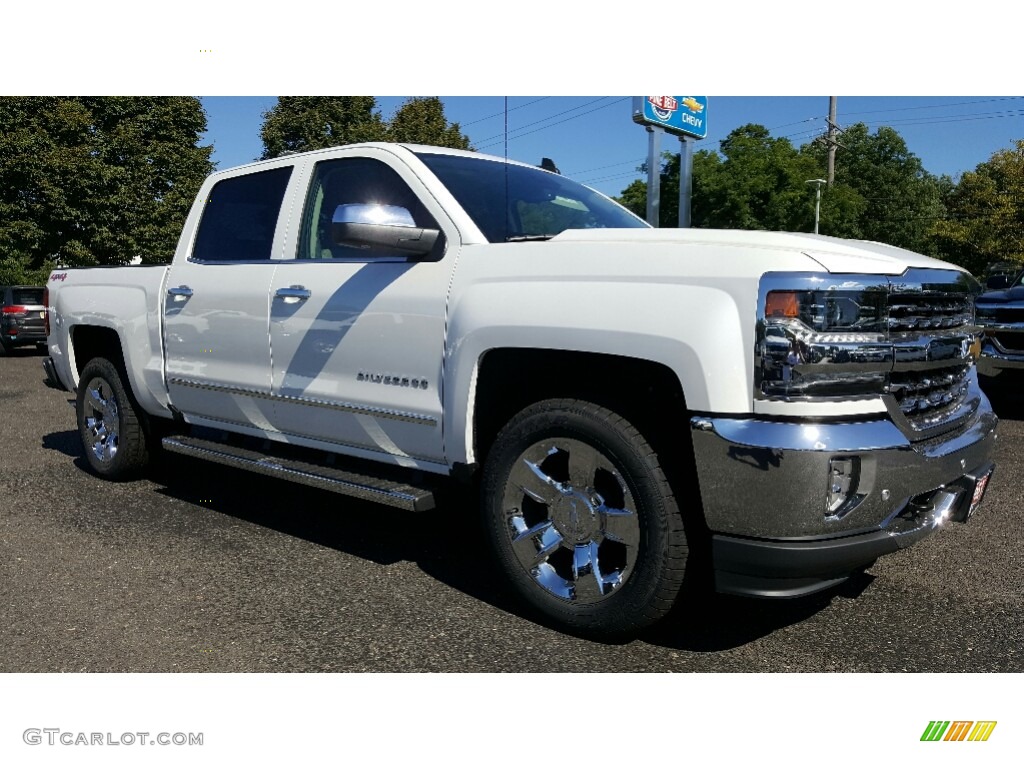 2017 Silverado 1500 LTZ Crew Cab 4x4 - Iridescent Pearl Tricoat / Cocoa/­Dune photo #1