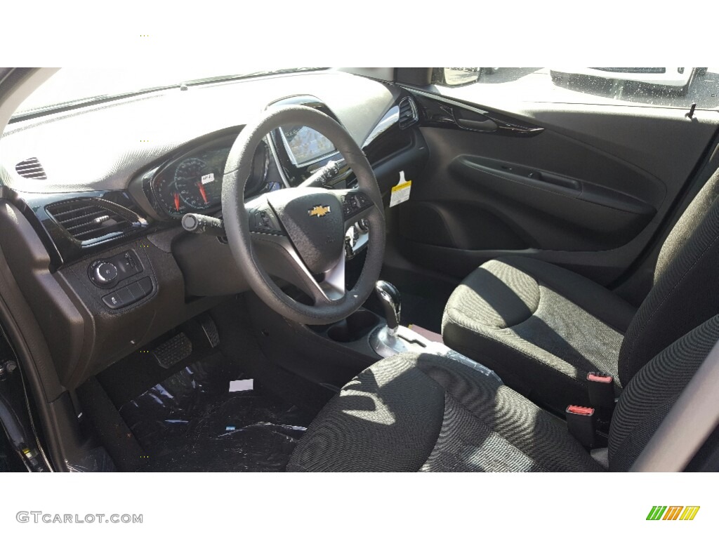 Jet Black Interior 2017 Chevrolet Spark LT Photo #115695109