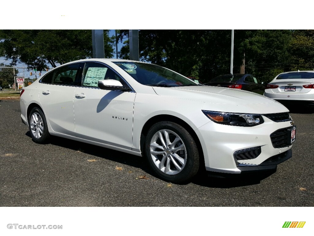 2016 Malibu LT - Summit White / Dark Atmosphere/Medium Ash Gray photo #1