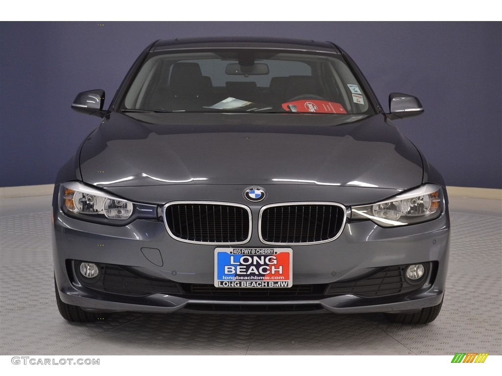 2014 3 Series 328d Sedan - Mineral Grey Metallic / Black photo #2