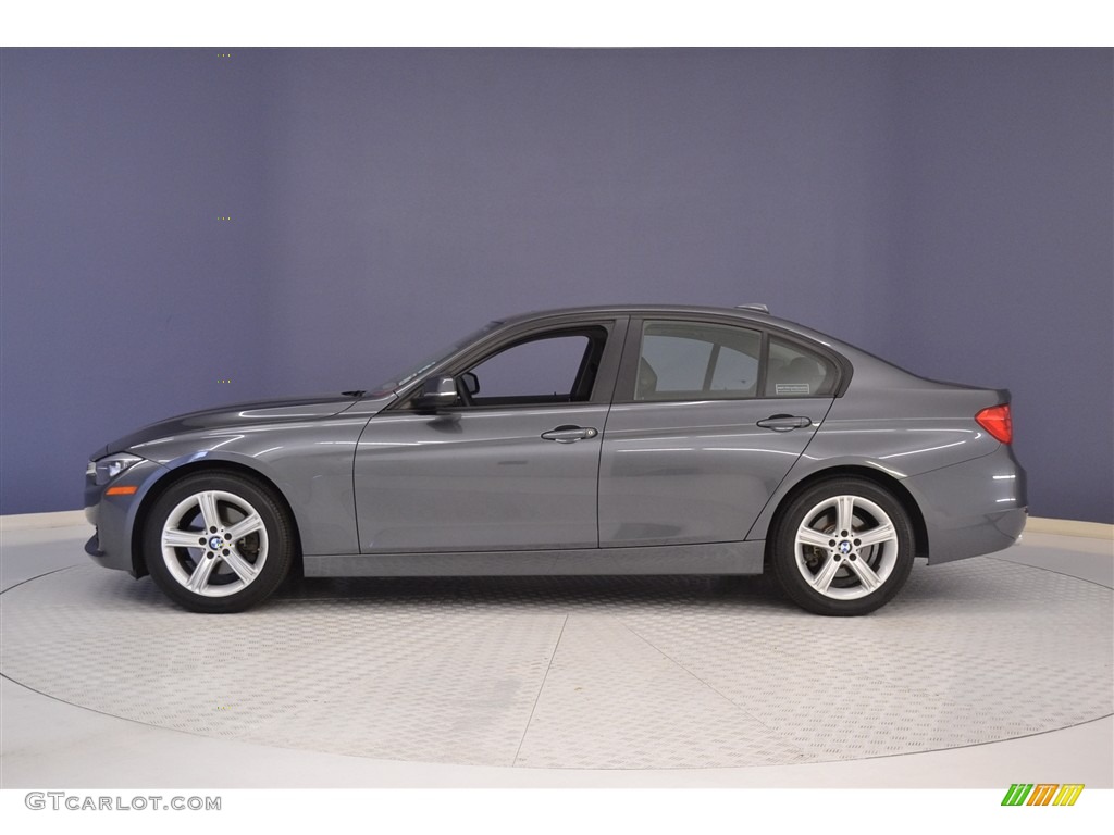 2014 3 Series 328d Sedan - Mineral Grey Metallic / Black photo #4