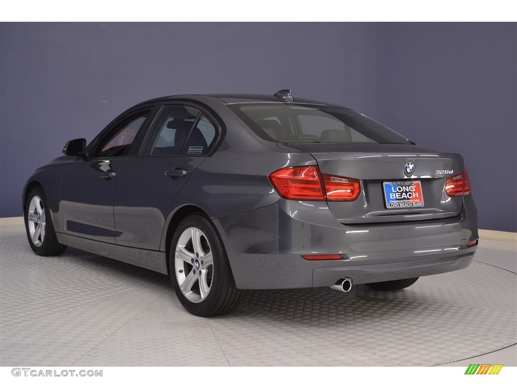 2014 3 Series 328d Sedan - Mineral Grey Metallic / Black photo #5