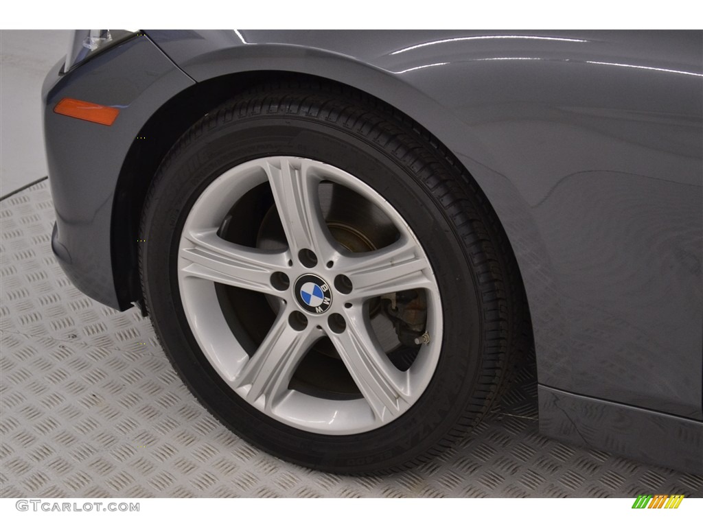 2014 3 Series 328d Sedan - Mineral Grey Metallic / Black photo #9