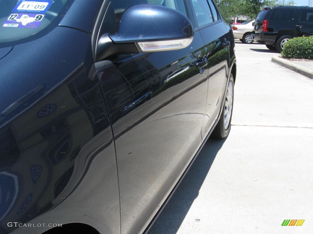 2008 Jetta S Sedan - Blue Graphite Metallic / Anthracite Black photo #12