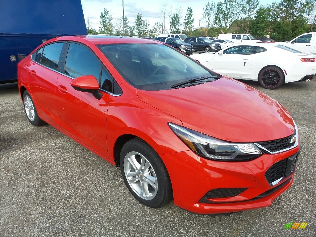 Red Hot 2016 Chevrolet Cruze LT Sedan Exterior Photo #115698762