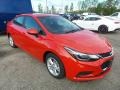 Red Hot 2016 Chevrolet Cruze LT Sedan Exterior