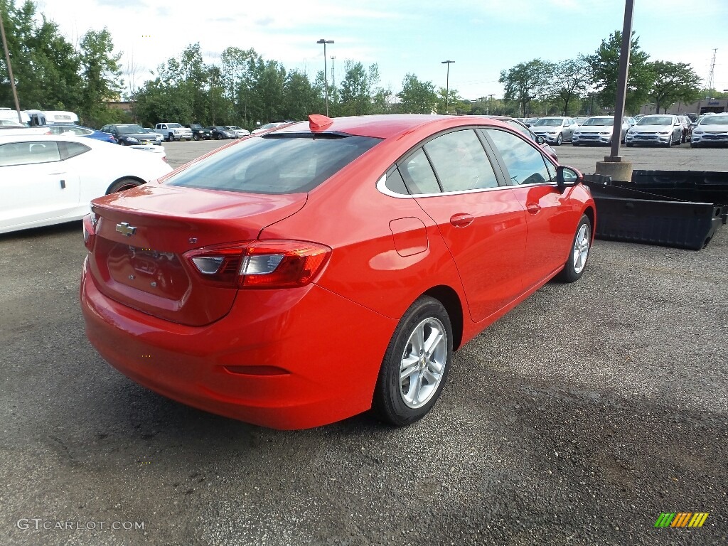 2016 Cruze LT Sedan - Red Hot / Jet Black photo #4