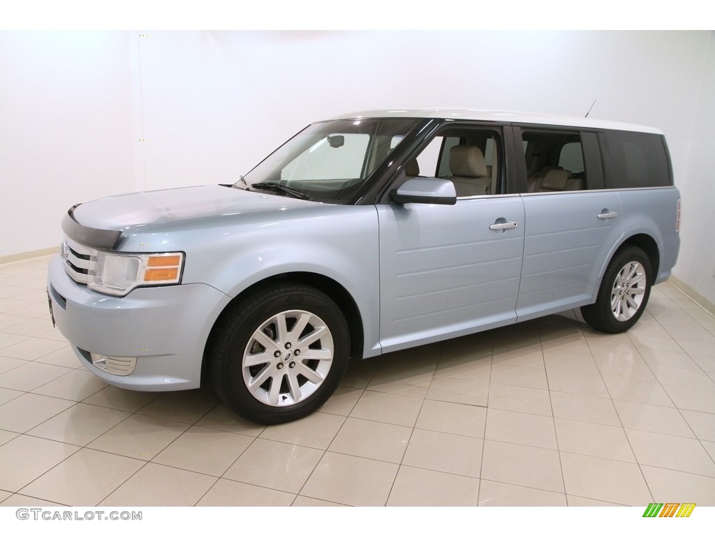 2009 Flex SEL - Light Ice Blue Metallic / Medium Light Stone photo #3