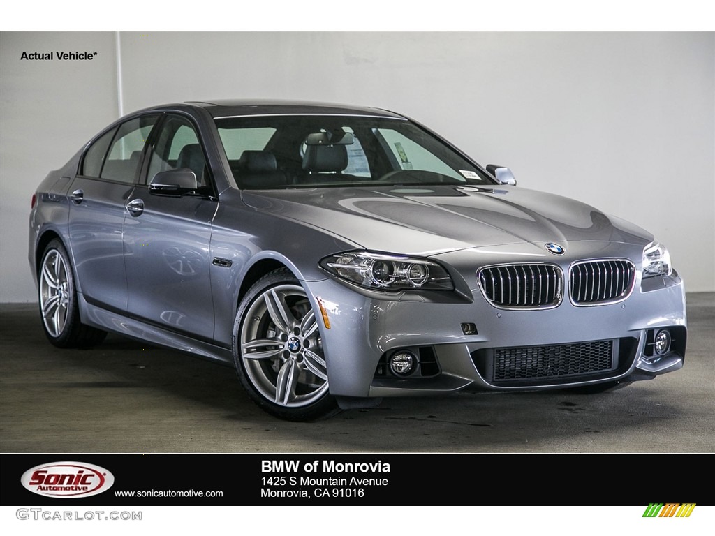 2016 5 Series 535i Sedan - Space Grey Metallic / Black photo #1