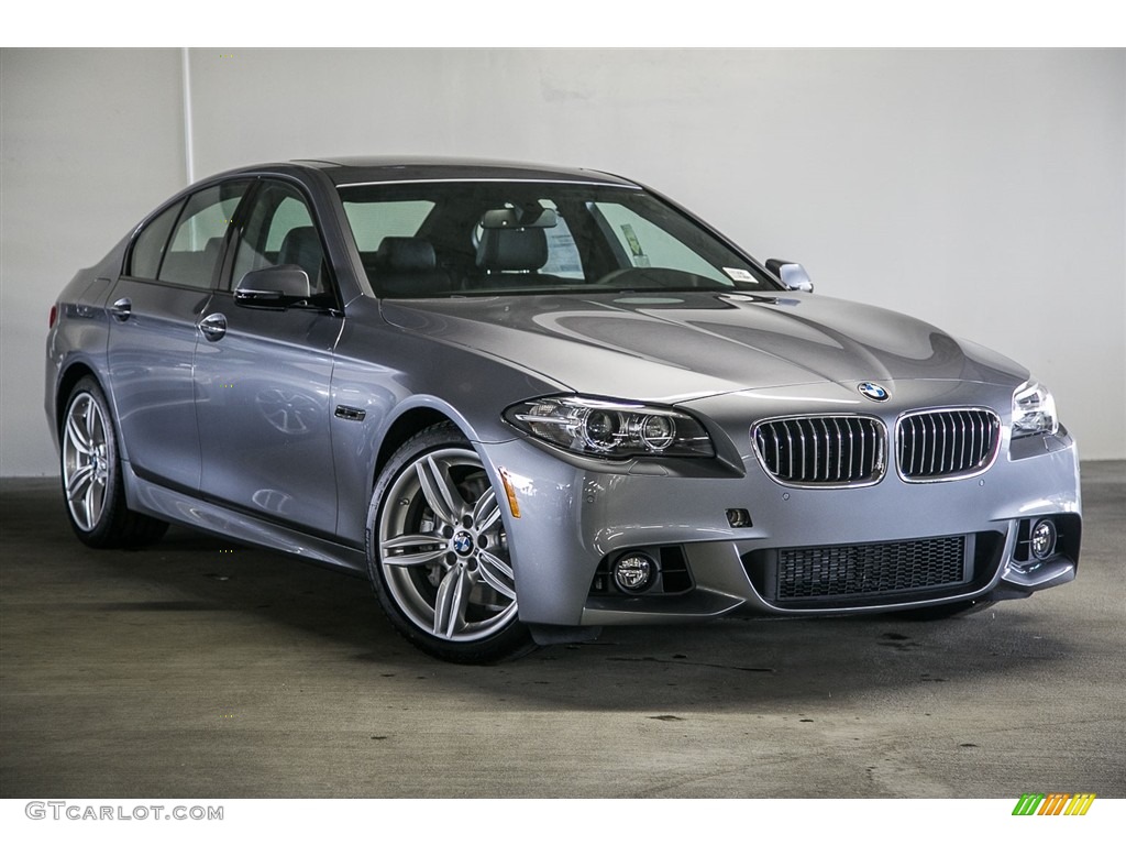 2016 5 Series 535i Sedan - Space Grey Metallic / Black photo #12