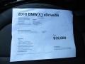 2016 Glacier Silver Metallic BMW X1 xDrive28i  photo #12