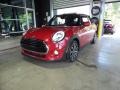 2016 Blazing Red Metallic Mini Convertible Cooper  photo #2