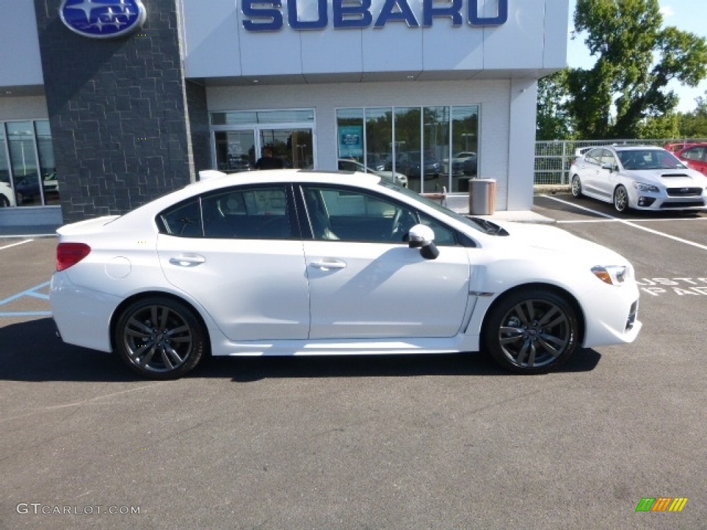 2017 WRX Limited - Crystal White Pearl / Carbon Black photo #8