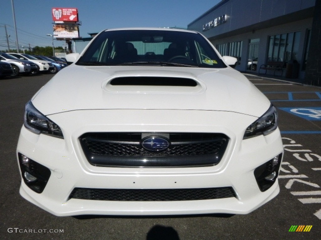 2017 WRX Limited - Crystal White Pearl / Carbon Black photo #14