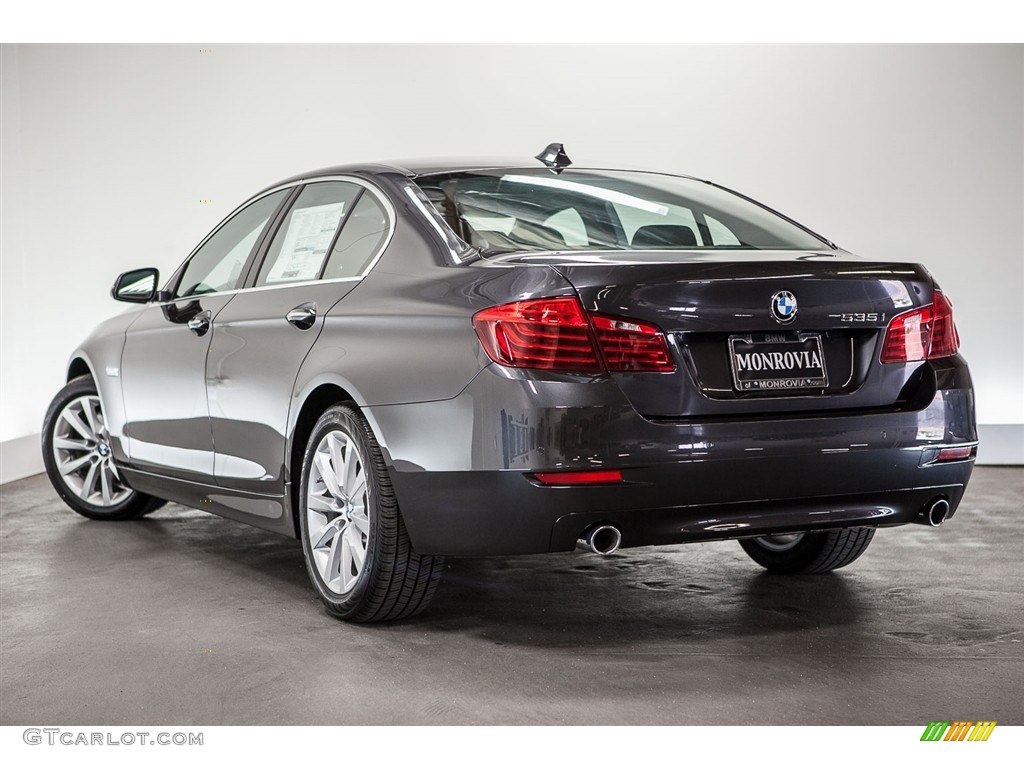 2016 5 Series 535i Sedan - Dark Graphite Metallic / Black photo #3