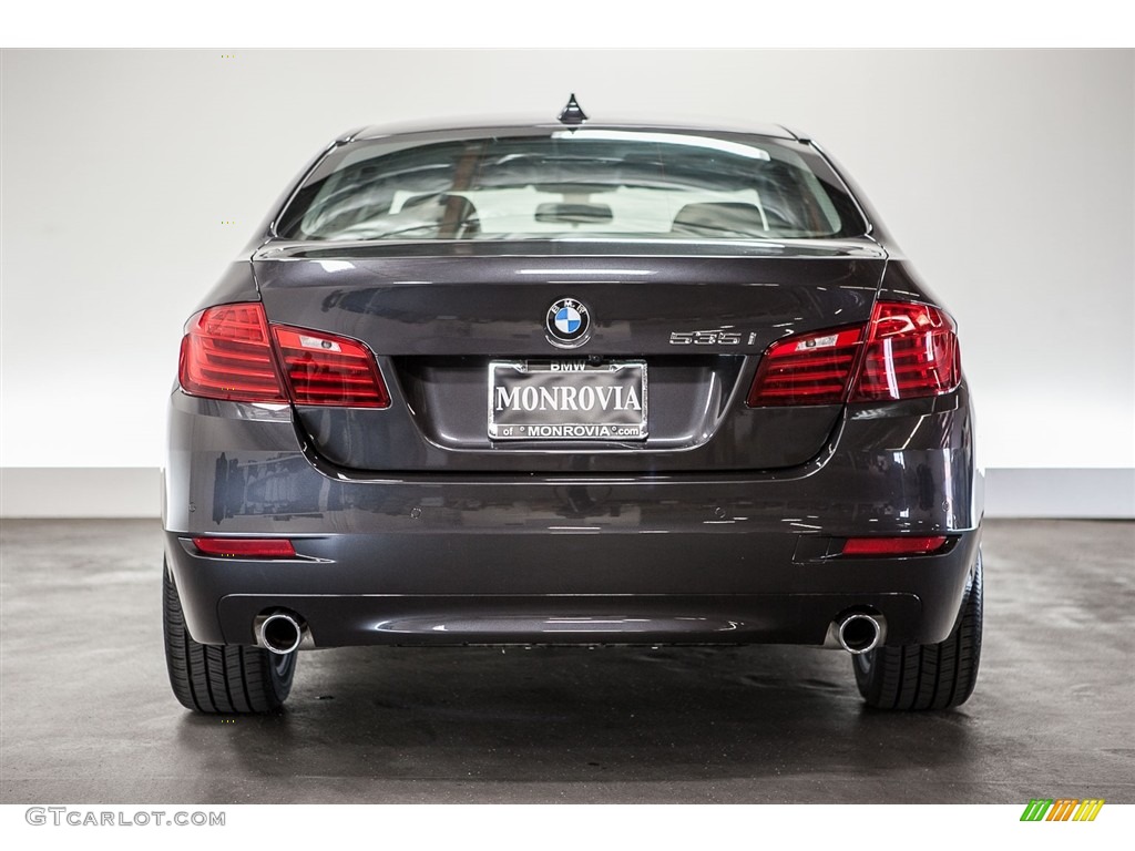 2016 5 Series 535i Sedan - Dark Graphite Metallic / Black photo #4