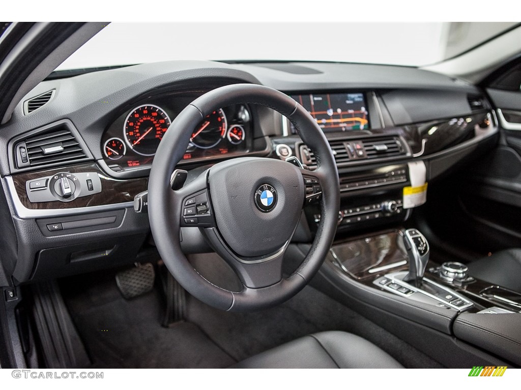 2016 5 Series 535i Sedan - Dark Graphite Metallic / Black photo #6