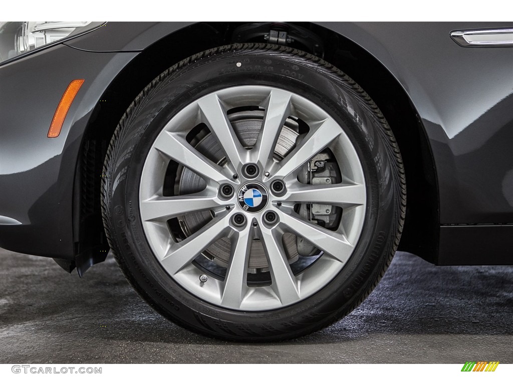 2016 5 Series 535i Sedan - Dark Graphite Metallic / Black photo #9