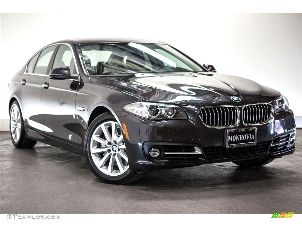 2016 5 Series 535i Sedan - Dark Graphite Metallic / Black photo #10
