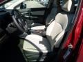 2016 Subaru Crosstrek Ivory Interior Front Seat Photo