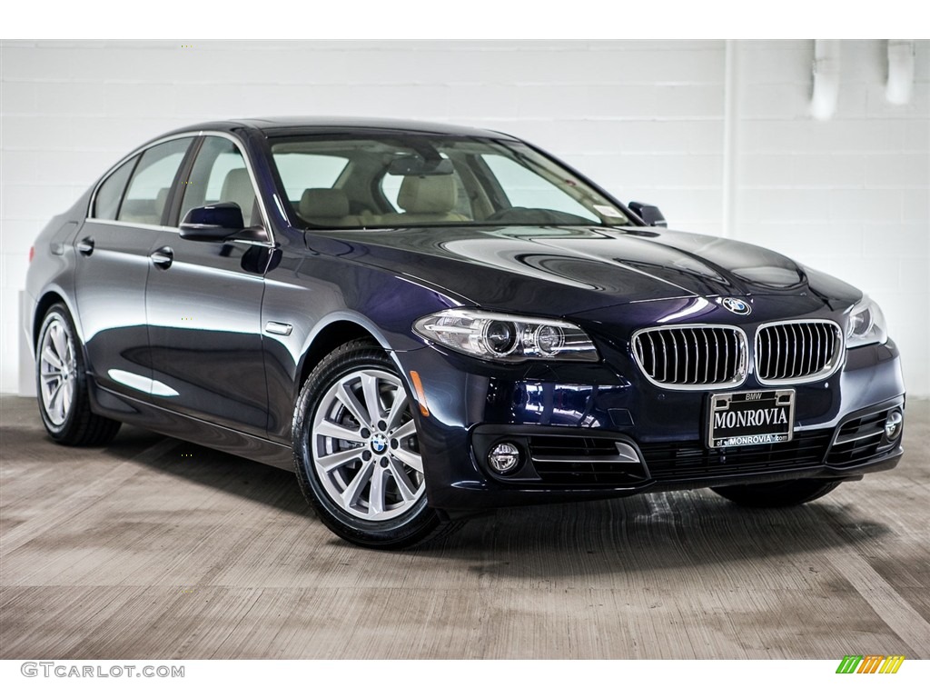 2016 5 Series 528i Sedan - Imperial Blue Metallic / Venetian Beige/Black photo #11