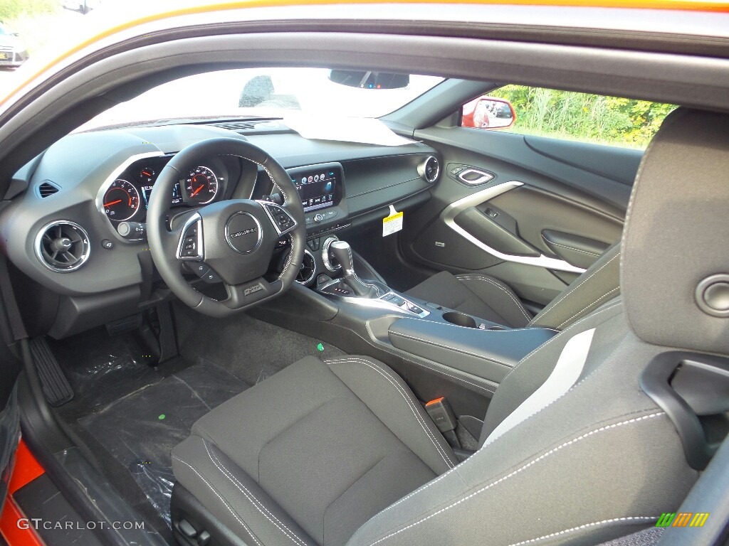 Jet Black Interior 2017 Chevrolet Camaro LT Coupe Photo #115703481