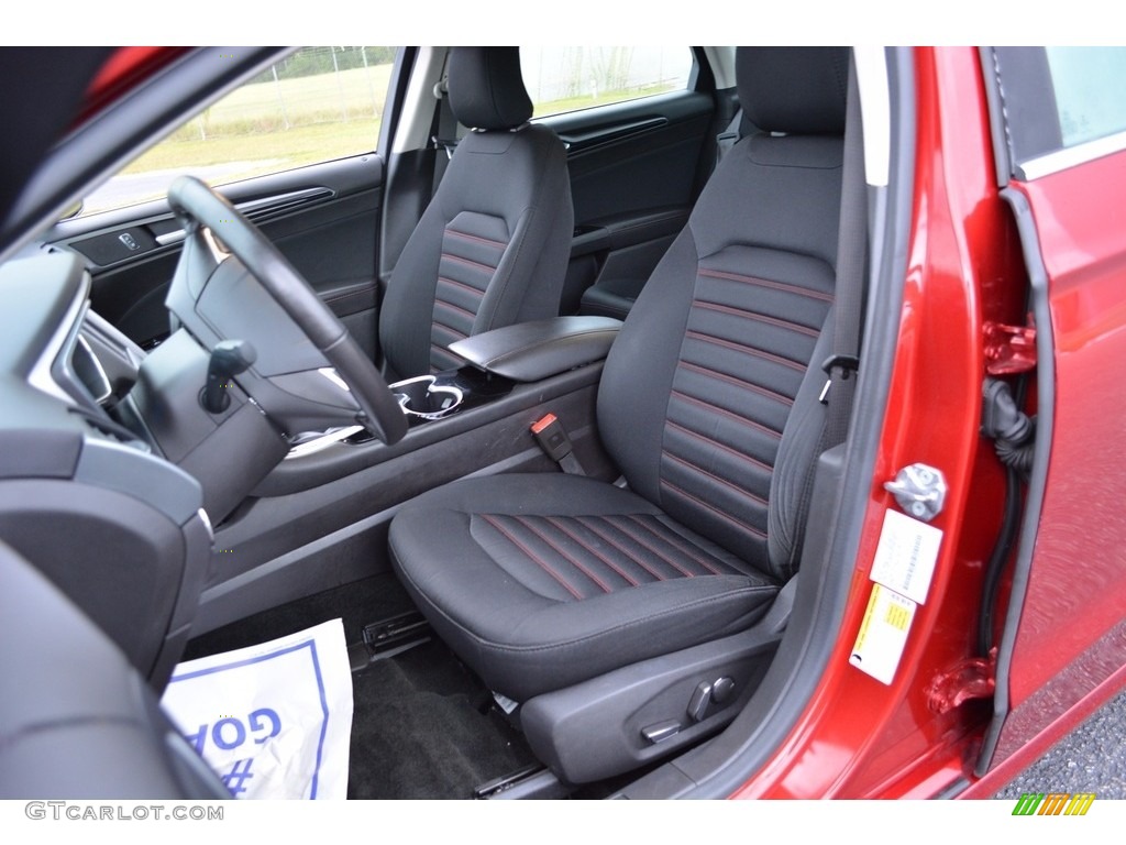 2016 Fusion SE - Ruby Red Metallic / Charcoal Black photo #17