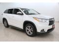 2014 Blizzard White Pearl Toyota Highlander XLE AWD  photo #1