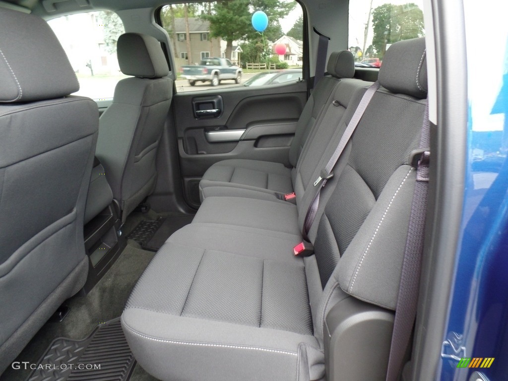Jet Black Interior 2017 Chevrolet Silverado 1500 LT Crew Cab 4x4 Photo #115704771