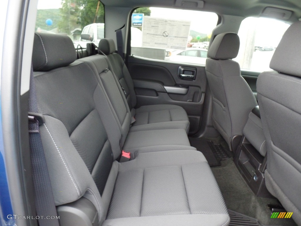 Jet Black Interior 2017 Chevrolet Silverado 1500 LT Crew Cab 4x4 Photo #115704954