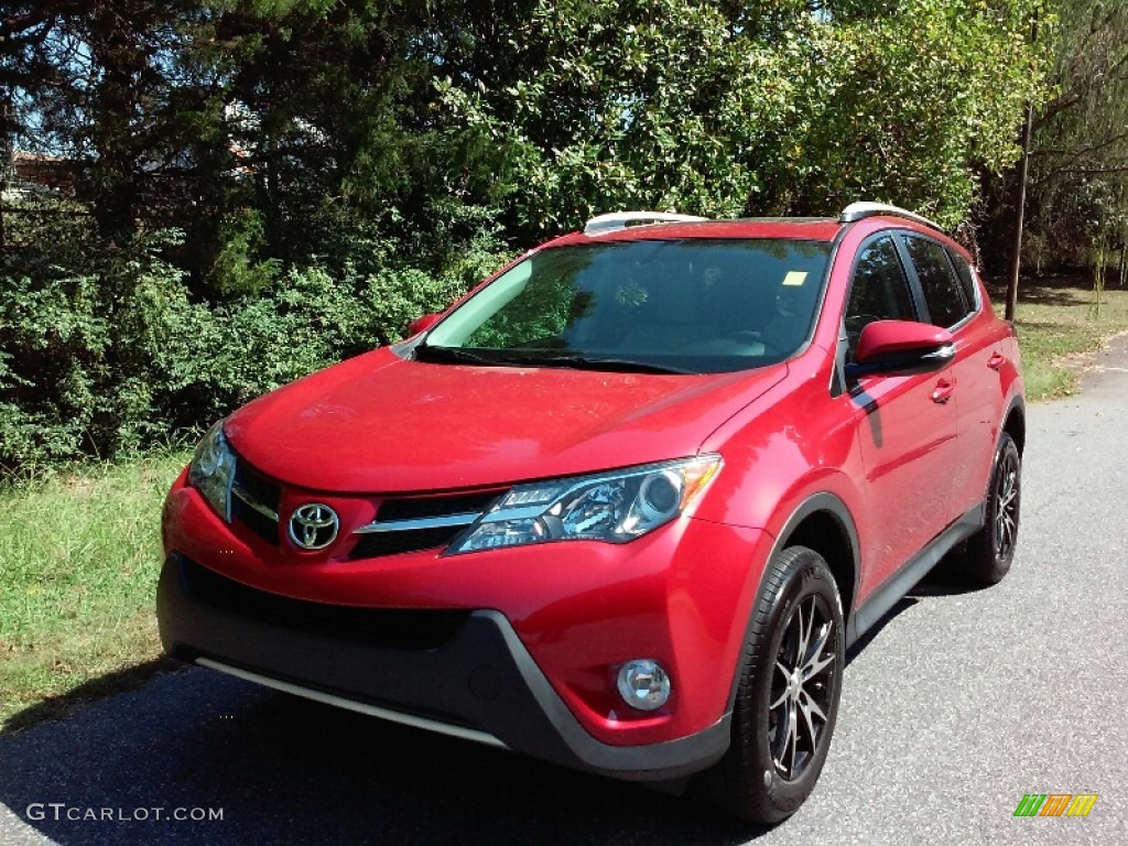 2015 RAV4 XLE - Barcelona Red Metallic / Black photo #2