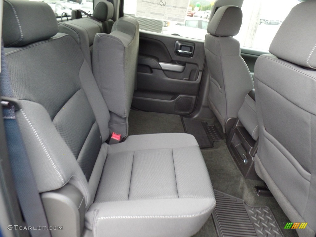 Jet Black Interior 2017 Chevrolet Silverado 1500 LT Crew Cab 4x4 Photo #115705047